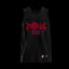 Camiseta basket 666 en negro, frontal
