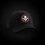 Gorra Trucker Emblema Negro frontal