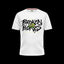 Camiseta regular Broken Bones 1 en blanco, frontal