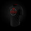 Camiseta oversize Máta-lo Cycle en negro, frontal