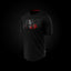 Camiseta oversize Black Mamba en negro, frontal