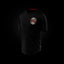 Camiseta oversize Retro Indi en negro, frontal
