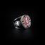 Anillo Máta-lo de acero inoxidable, acabado brillo