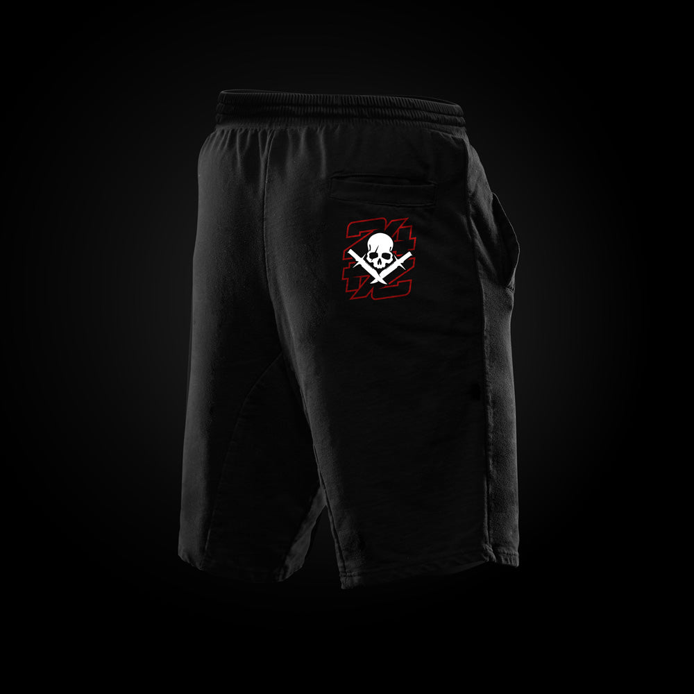 Pantalón Corto Baggy negro espalda