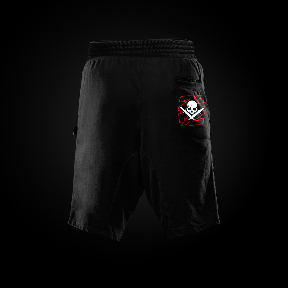Pantalón Corto Baggy negro espalda