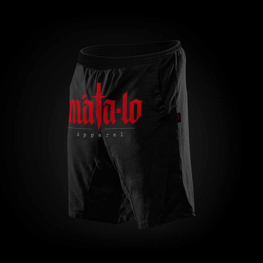 Pantalón Corto Baggy negro lateral