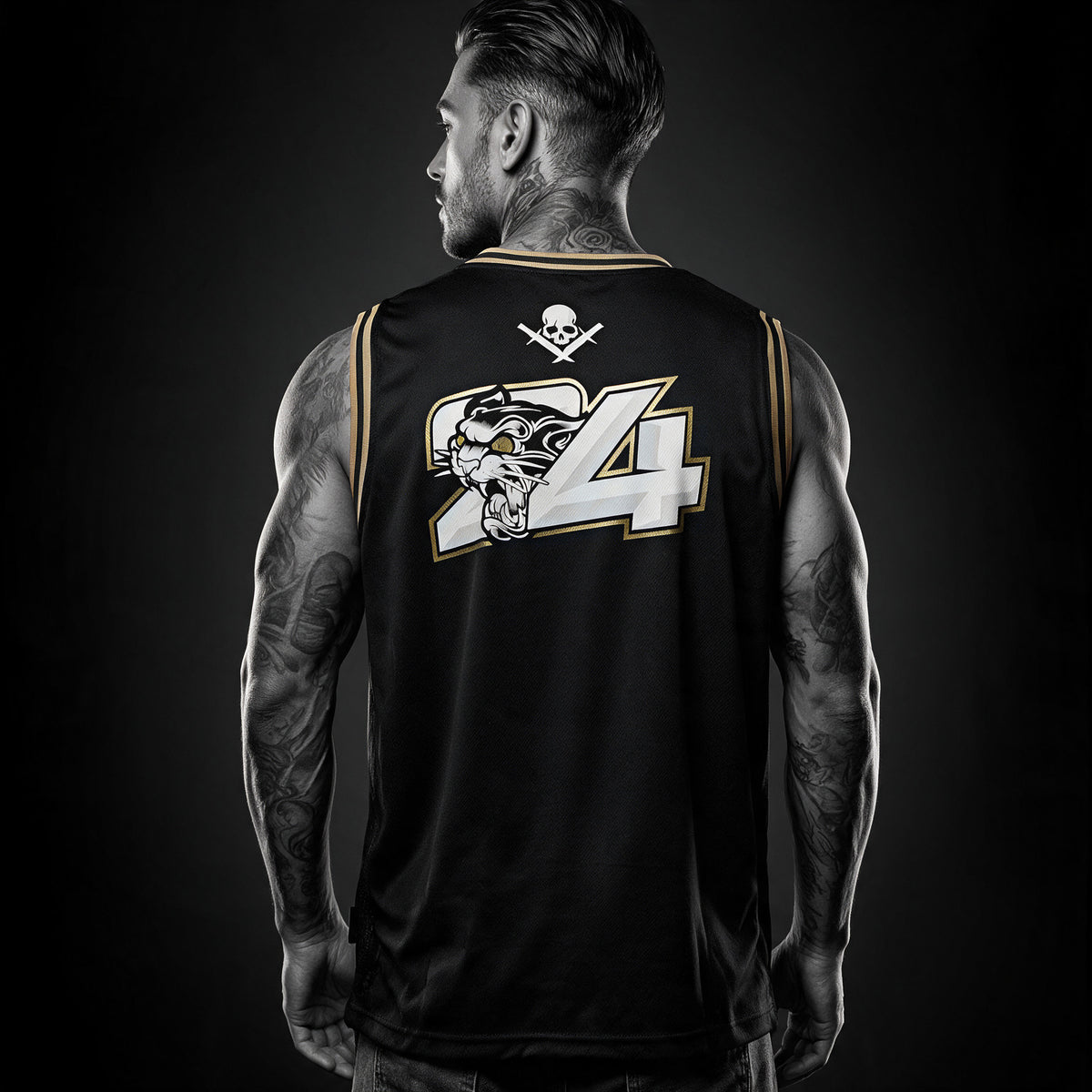 Camiseta Basket Metal detalle