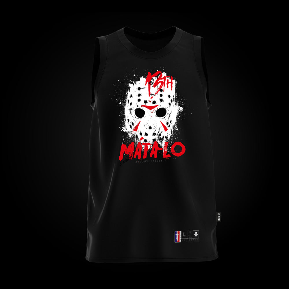Jason's Legacy camiseta basket tiranta negra frontal
