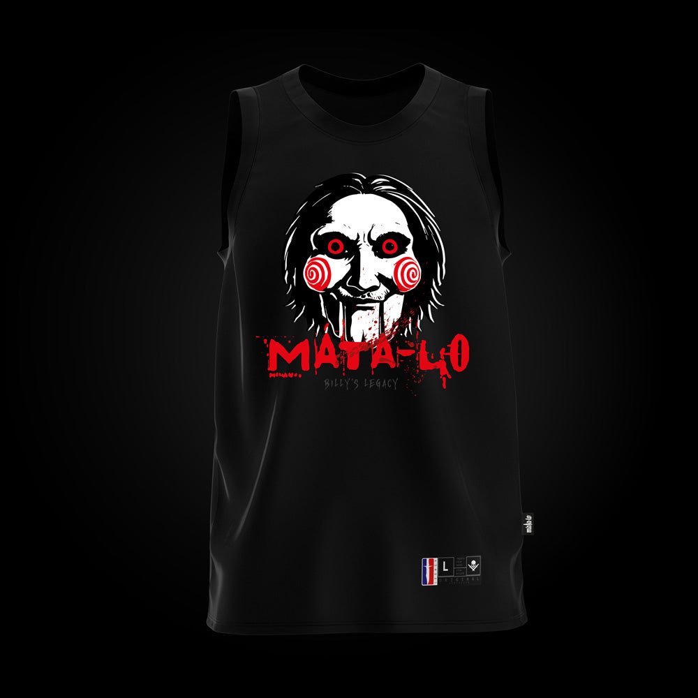 Billy's Legacy camiseta basket tiranta negra frontal