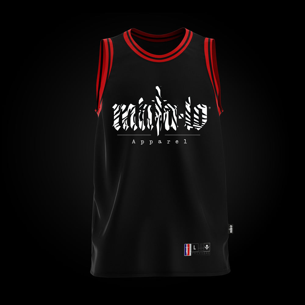 Camiseta basket tiranta roja Animal Print estampado zebra, frontal