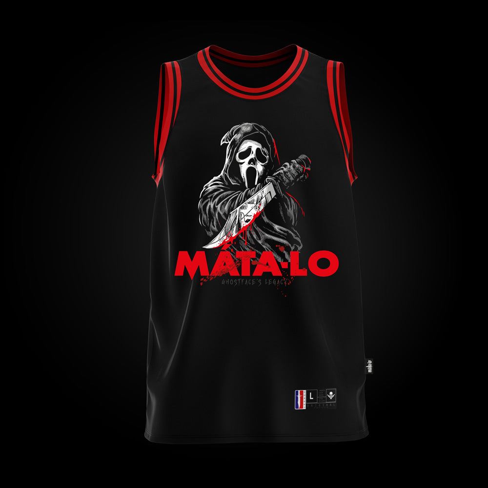 Ghostface's Legacy camiseta basket tiranta roja frontal