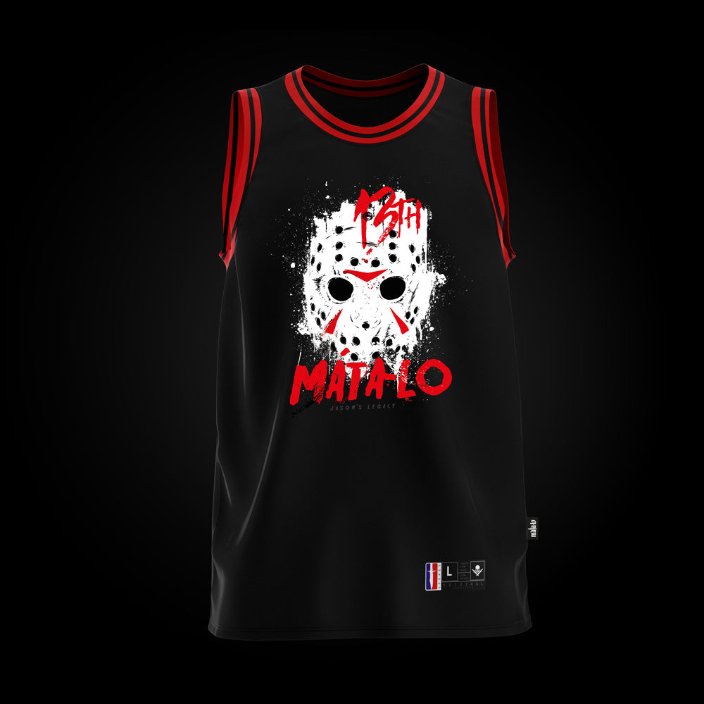 Jason's Legacy camiseta basket tiranta roja frontal