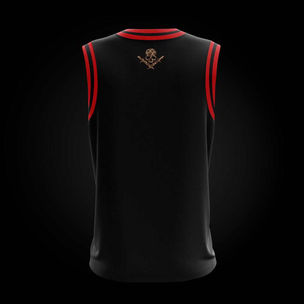 Camiseta basket tiranta roja Animal Print estampado jirafa