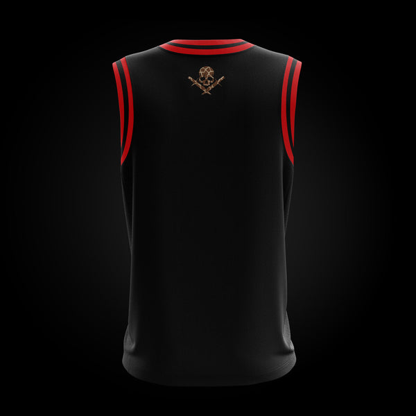 Camiseta basket tiranta roja Animal Print estampado jirafa