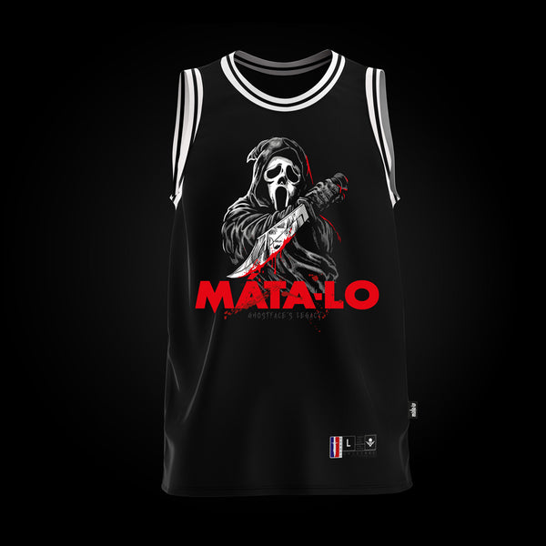 Ghostface's Legacy camiseta basket tiranta blanca frontal