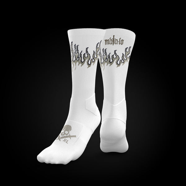 Calcetines Fire en blanco