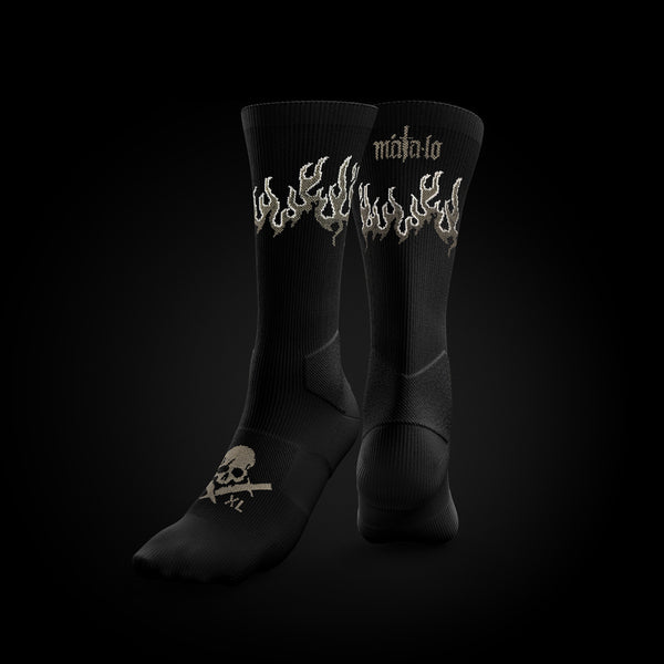 Calcetines Fire en negro
