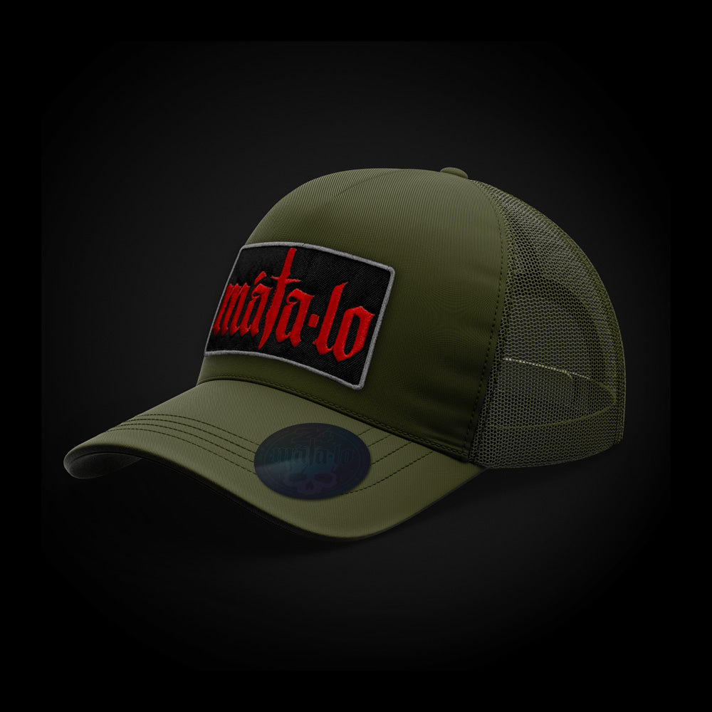 Gorra Trucker Parche Verde lateral