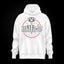 Sudadera oversize con capucha Máta-lo Cycle en blanco, frontal
