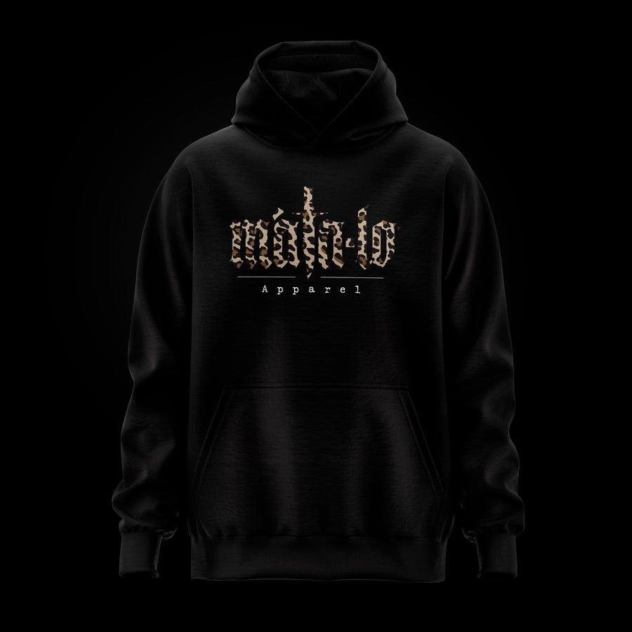 Sudadera oversize con capucha Animal Print estampado leopardo