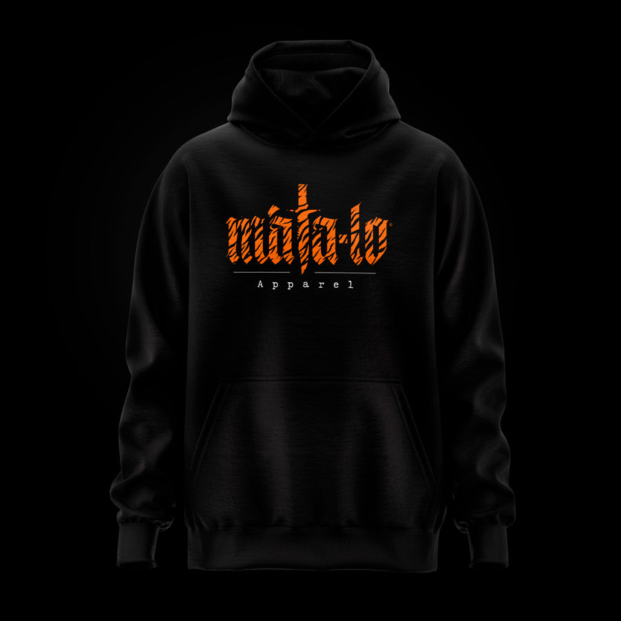 Sudadera oversize con capucha Animal Print estampado tigre
