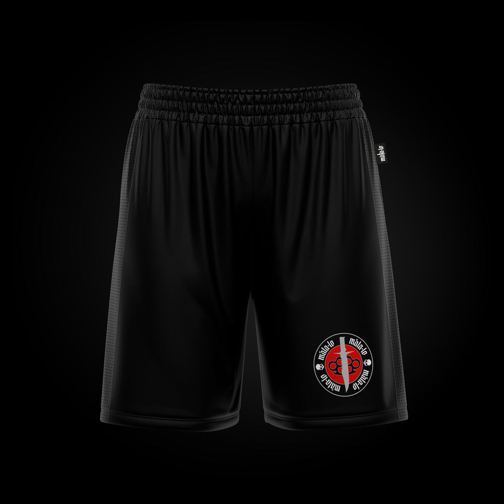 Pantalón Corto Basket negro frontal