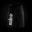 Pantalón Corto Regular negro con logo blanco