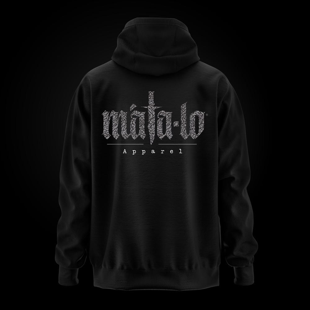 Sudadera con capucha y cremallera Animal Print estampado elefante, espalda