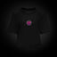 Camiseta croptop Dame Veneno en rosa, frontal