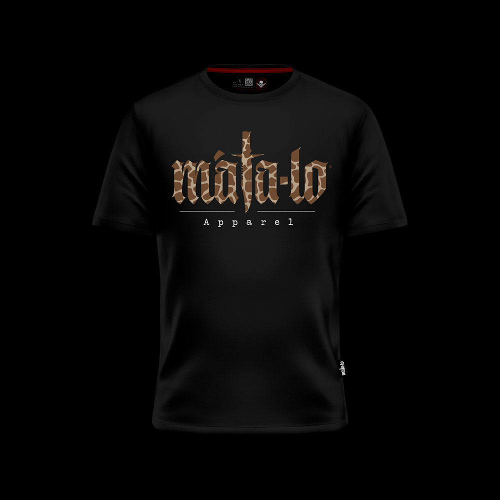 Camiseta regular Animal Print estampado jirafa, frontal